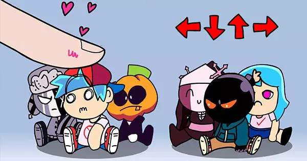 How Would You Save These Cute FNF Characters Vs Finger Animation?